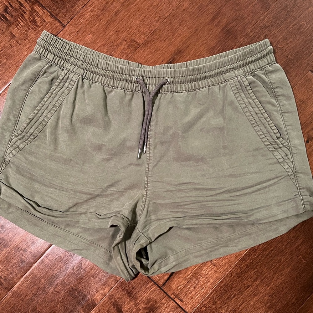 Olive Green Women's Shorts